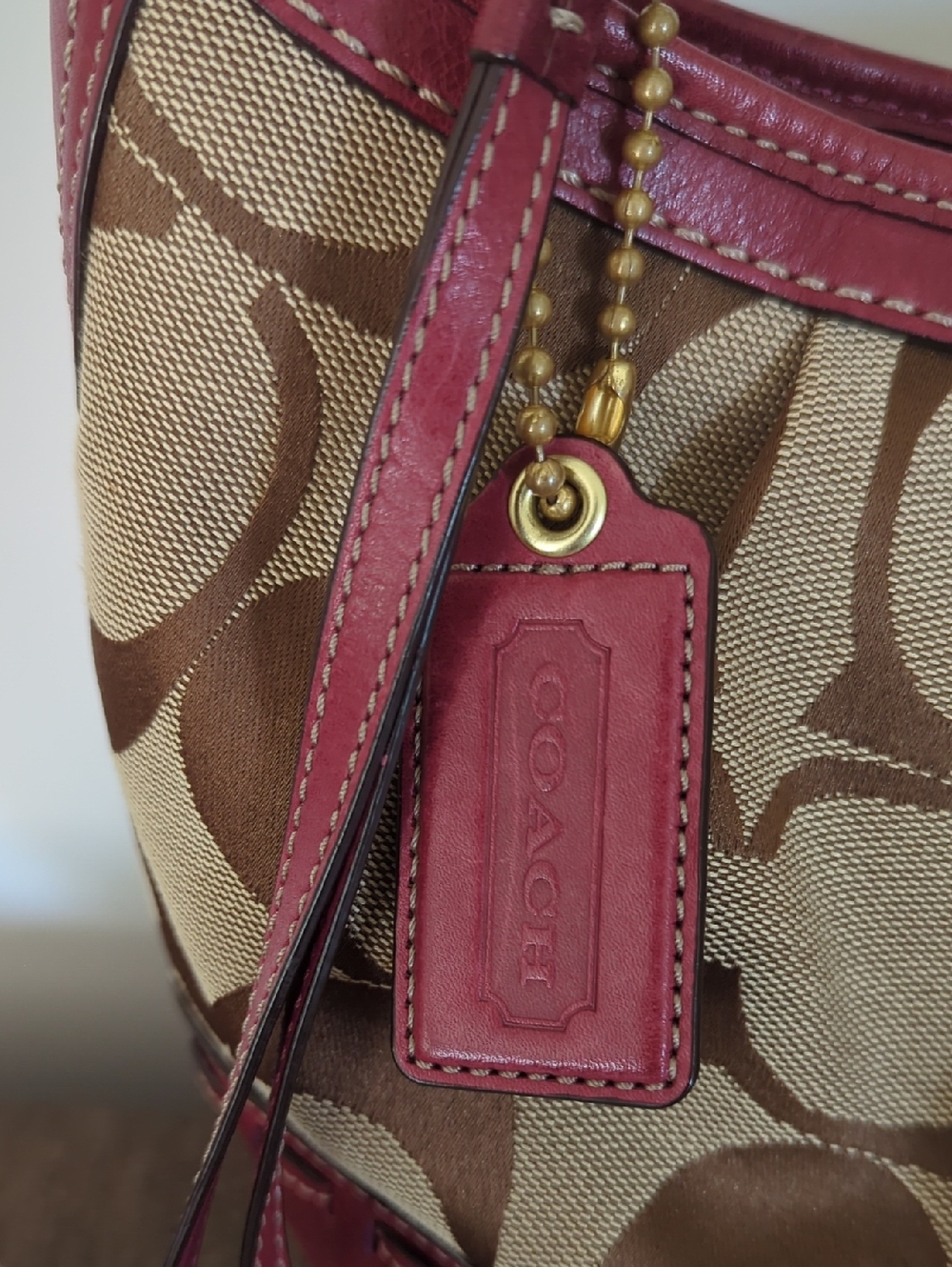 Coach 12227 Ergo Canvas Hobo Shoulder Bag - Picture 3 of 16